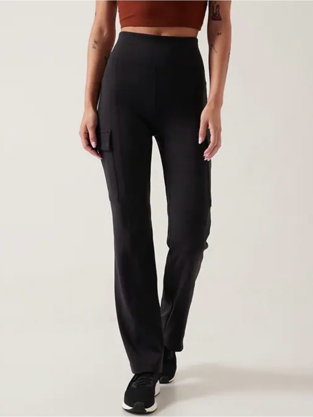 Athleta Delancey Straight Athleisure Relaxed Pull On Legging Yoga Pants